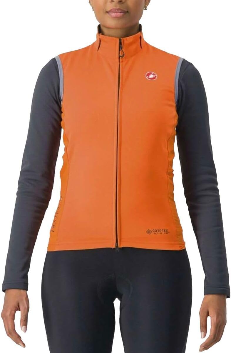 Castelli Perfetto Ros Vest - Women's Red Orange, S - Image 1
